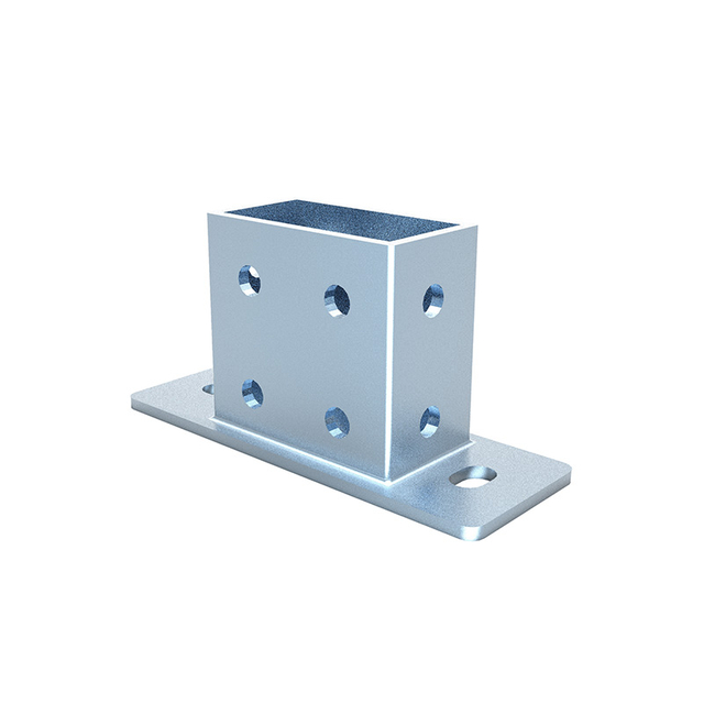 Base en acier en forme de C