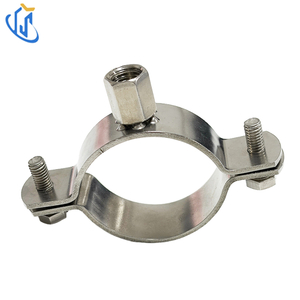 Bra&ccedil;adeira de tubo simples vertical de prote&ccedil;&atilde;o CPVC zincada